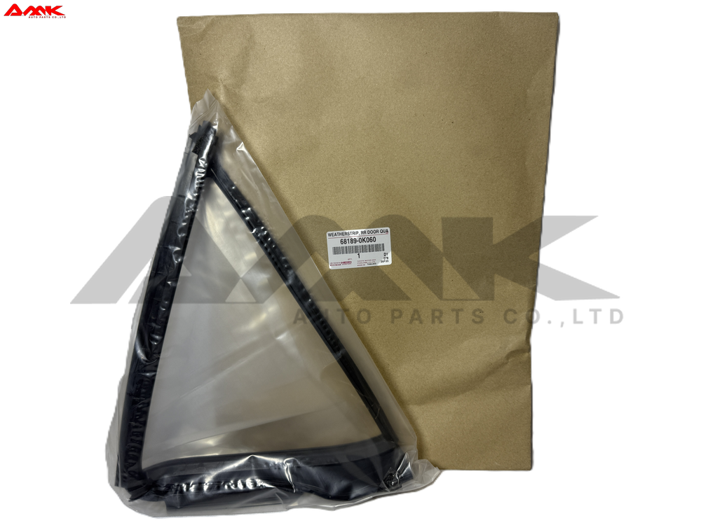 TOYOTA WEATHERSTRIP, RR DOOR QUARTER WINDOW 68189-0K060