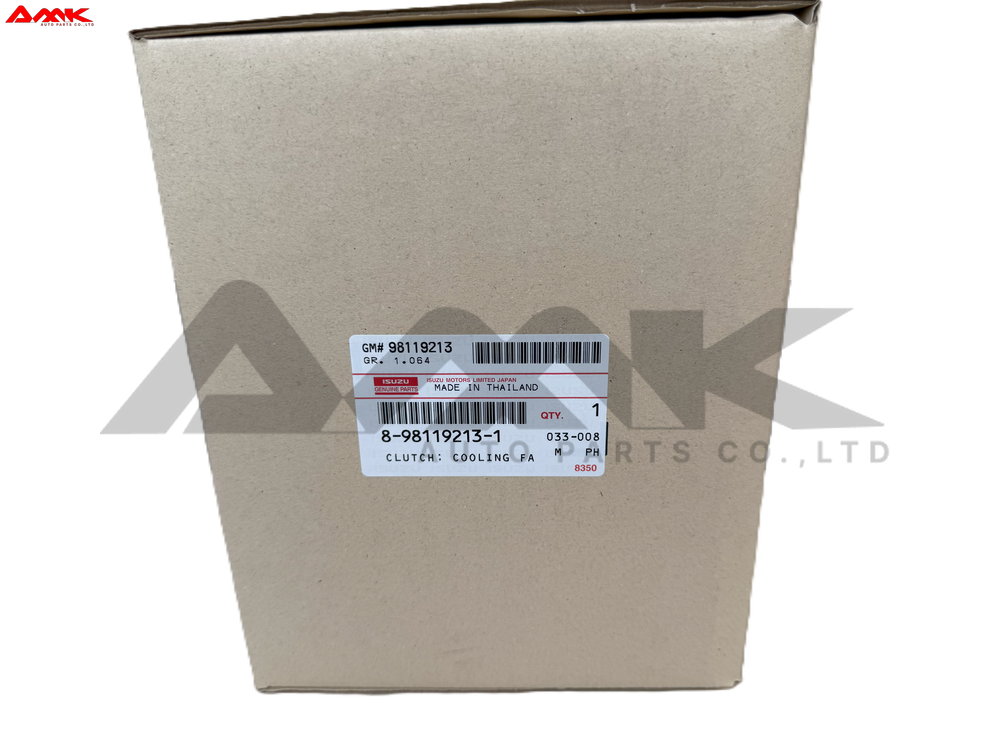ISUZU CLUTCH, COOLING FA 8-98119213-1