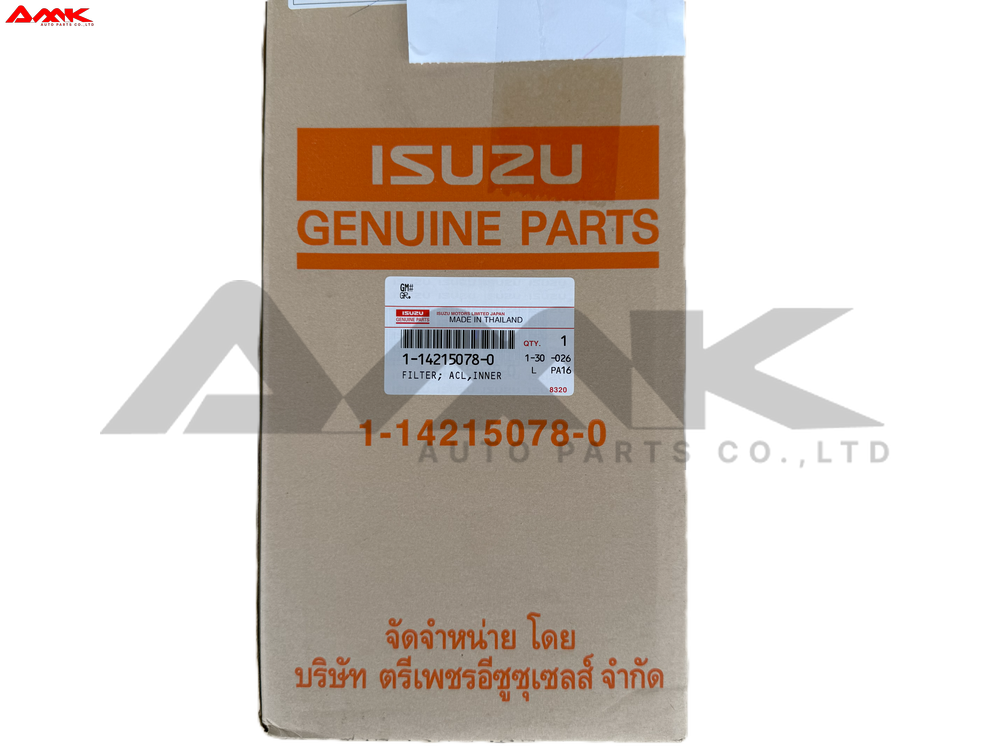ISUZU FILTER ACL, INNER 1-14215078-0
