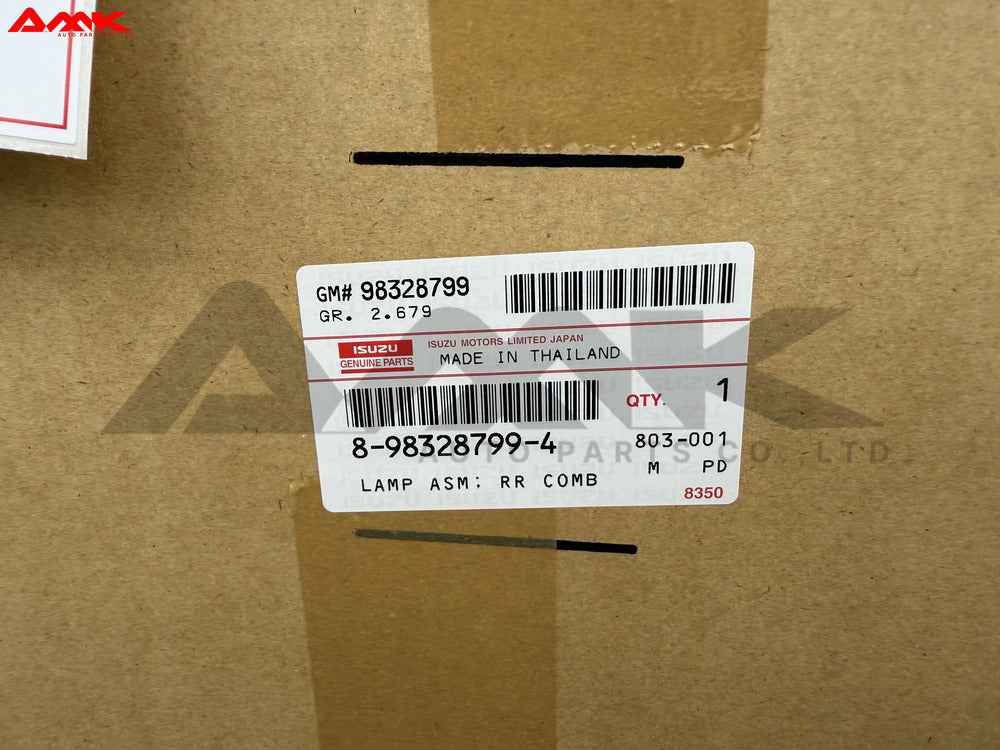 ISUZU LAMP ASM, RR COMB 8-98328799-4