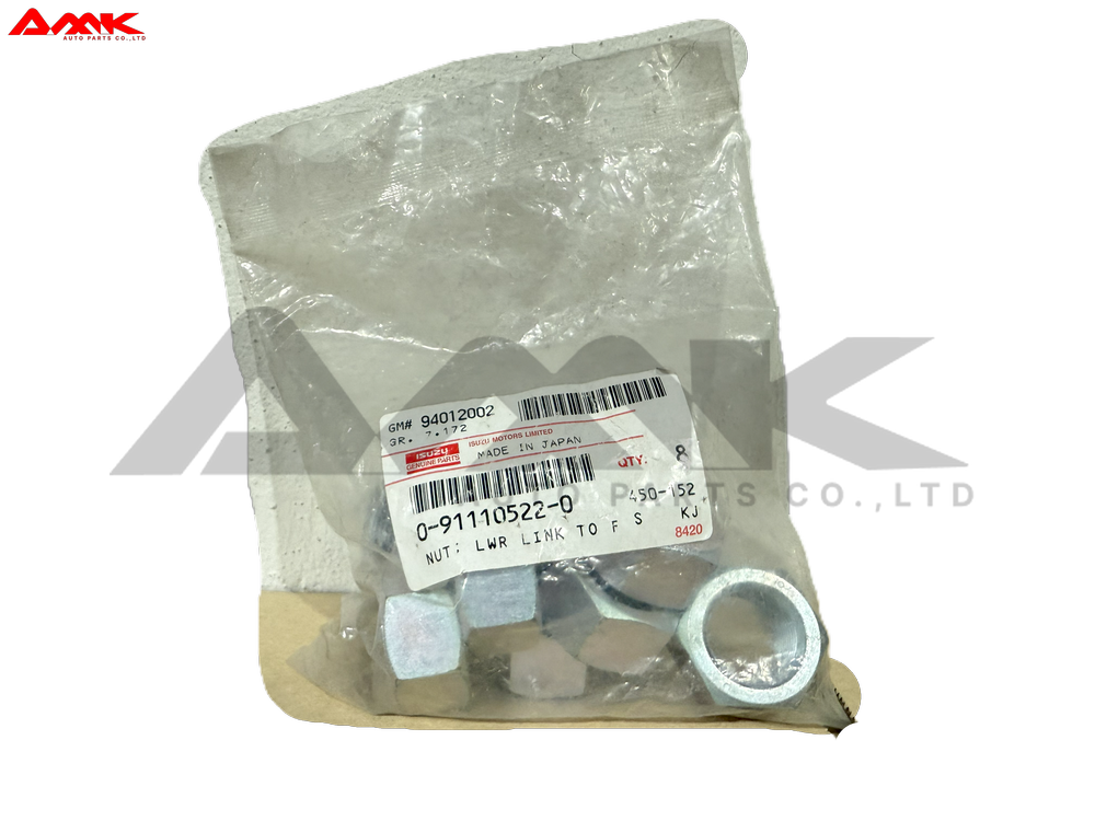 ISUZU NUT, LWR LINK TO 0-91110522-0