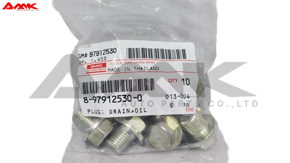 ISUZU PLUG; DRAIN, OIL 8-97912530-0