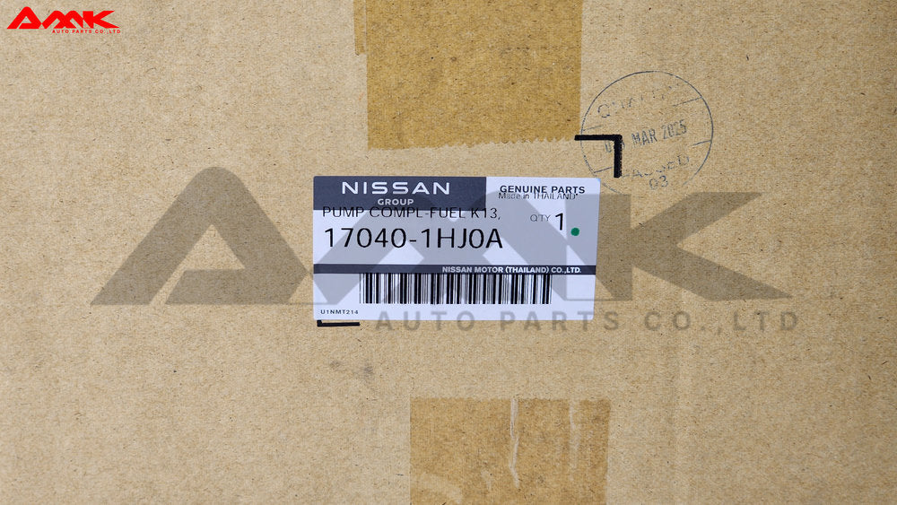 NISSIAN FUEL PUMP 17040-1HJ0A