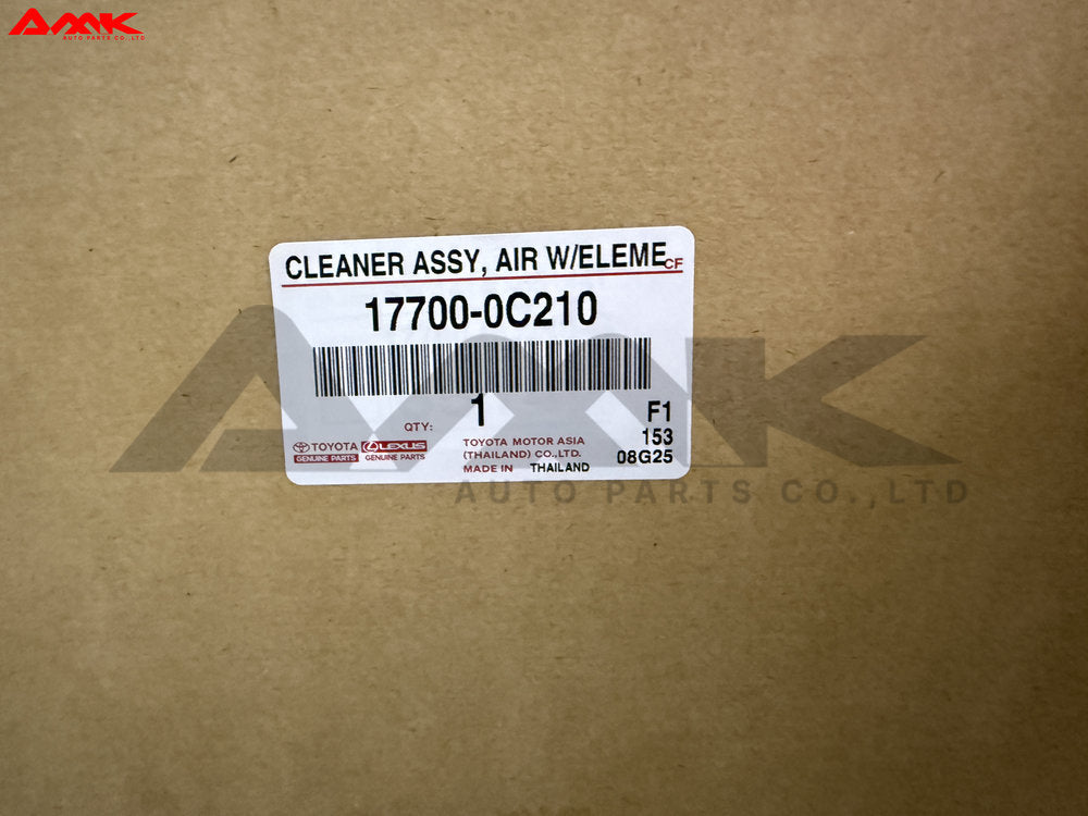 TOYOTA AIR CLEANER ASSY, AIR WITH ELEMENT 17700-0C210