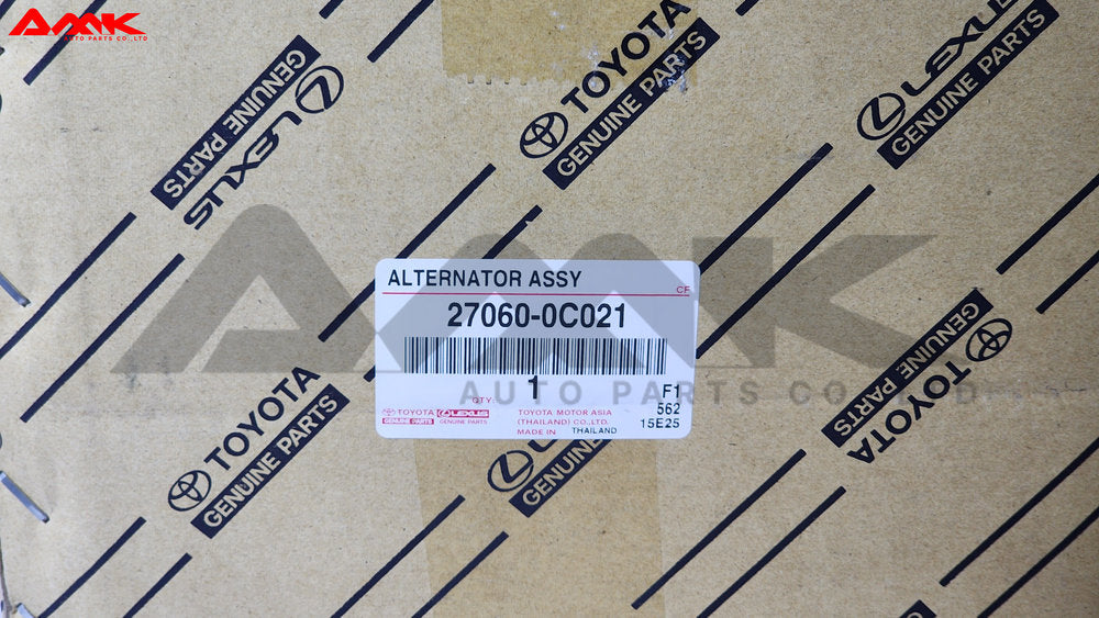 TOYOTA ALTERNATOR ASSY 27060-0C021