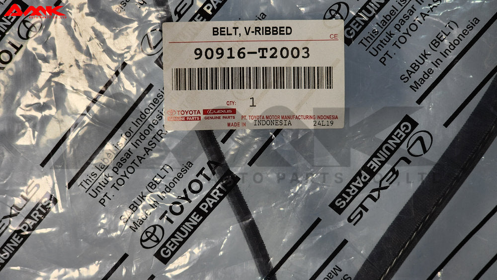 TOYOTA BELT V-RIBBED 90916-T2003