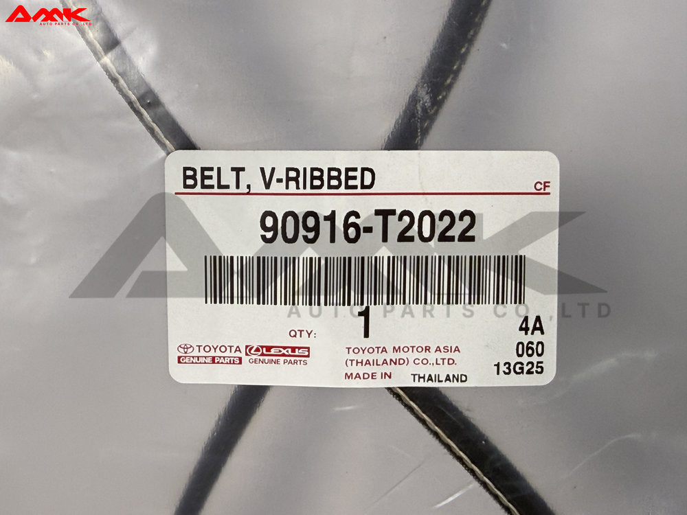 TOYOTA BELT, V-RIBBED 90916-T2022