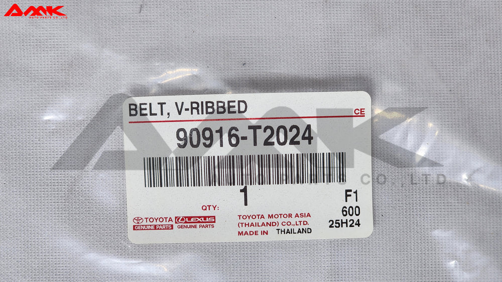 TOYOTA BELT, V-RIBBED 90916-T2024