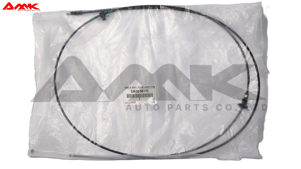 TOYOTA CABLE ASSY, HOOD LOCK CONTROL 53630-06170