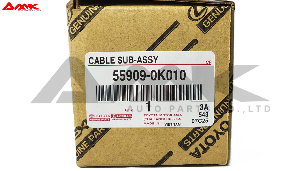 TOYOTA CABLE SUB-ASSY 55909-0K010