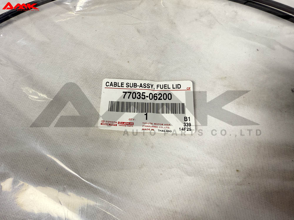 TOYOTA CABLE SUB-ASSY, FUEL LID 77035-06200