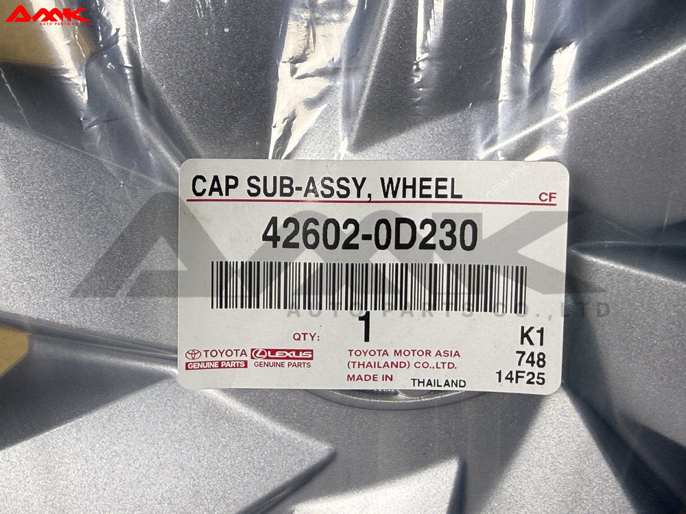 TOYOTA CAP SUB-ASSY, WHEEL 42602-0D230