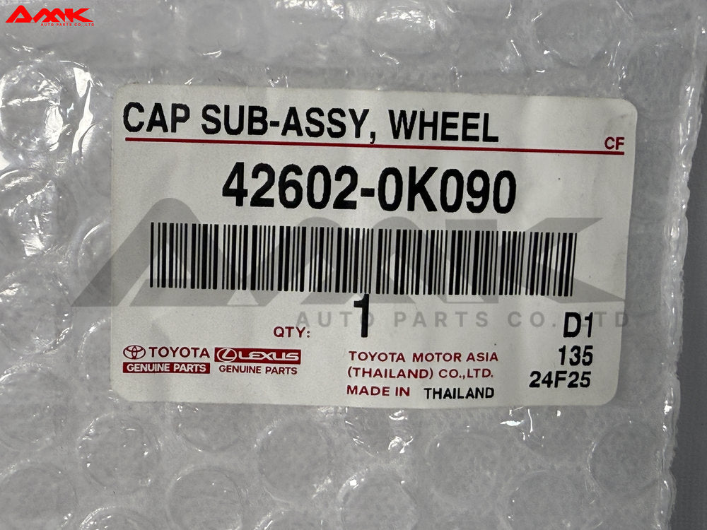 TOYOTA CAP SUB-ASSY, WHEEL 42602-0K090