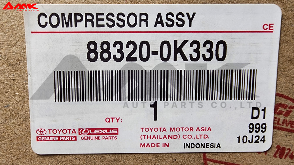 TOYOTA COMPRESSOR ASSY 88320-0K330