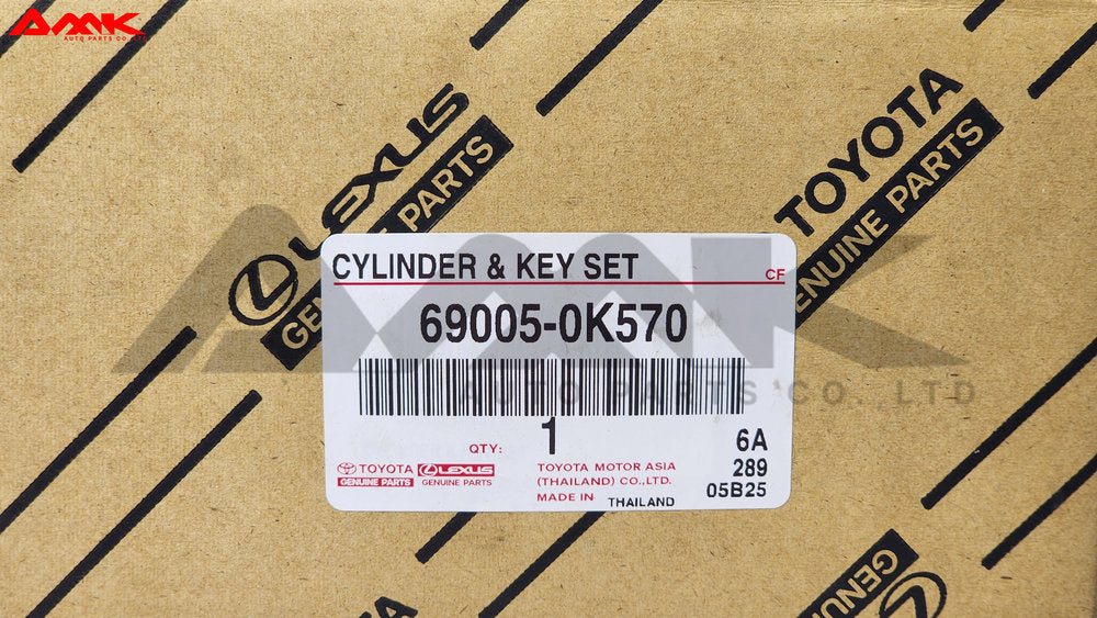TOYOTA CYLINDER & KEY SET 69005-0K570