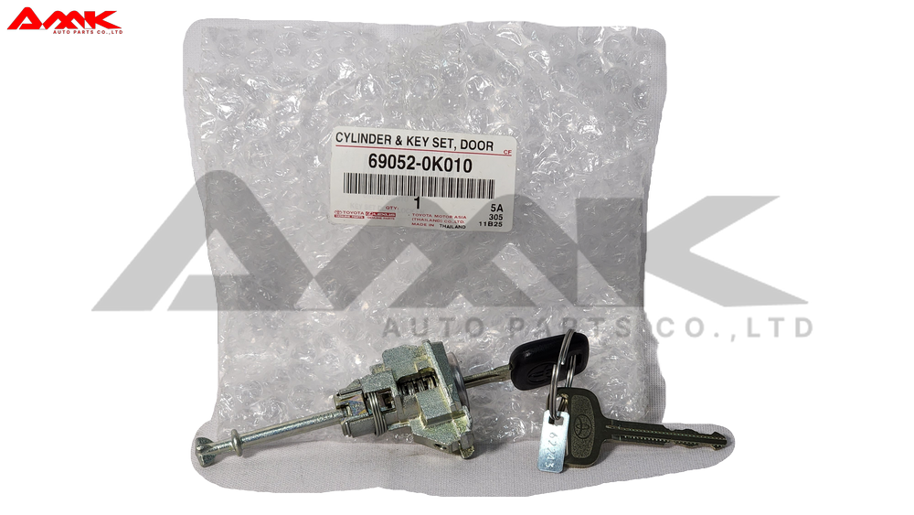 TOYOTA CYLINDER & KEY SET, DOOR LOCK, LH 69052-0K010