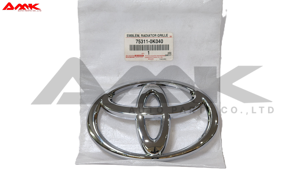 TOYOTA EMBLEM, RADIATOR GRILLE 75311-0K040