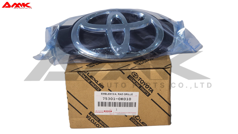 TOYOTA EMBLEM SUB-ASSY, RADIATOR GRILLE 75301-0K010