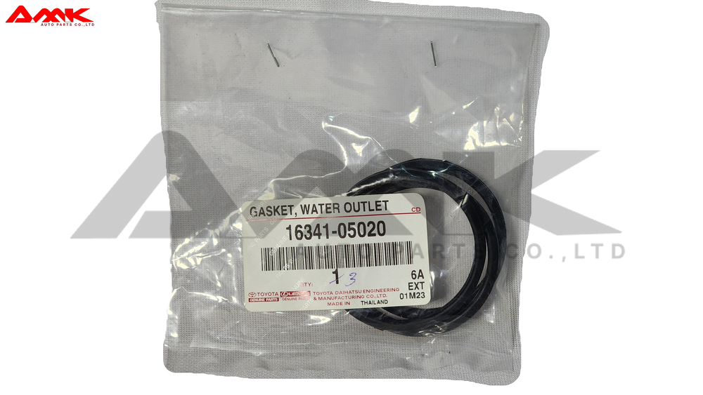 TOYOTA GASKET, WATER OUTLET 16341-05020