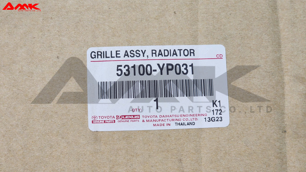 TOYOTA GRILLE ASSY, RADIATOR 53100-YP031