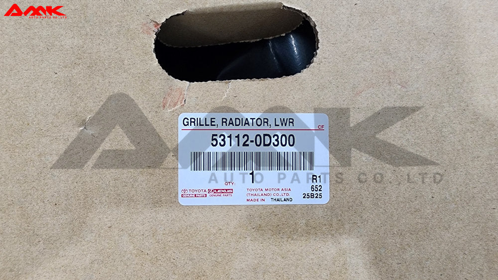 TOYOTA GRILLE, RADIATOR, LWR 53112-0D300