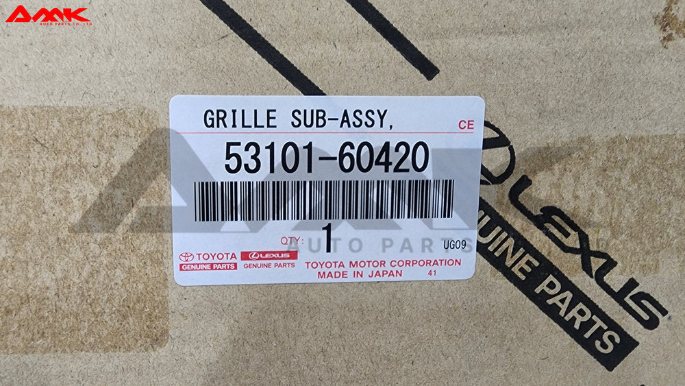 TOYOTA GRILLE SUB-ASSY, RADIATOR 53101-60420