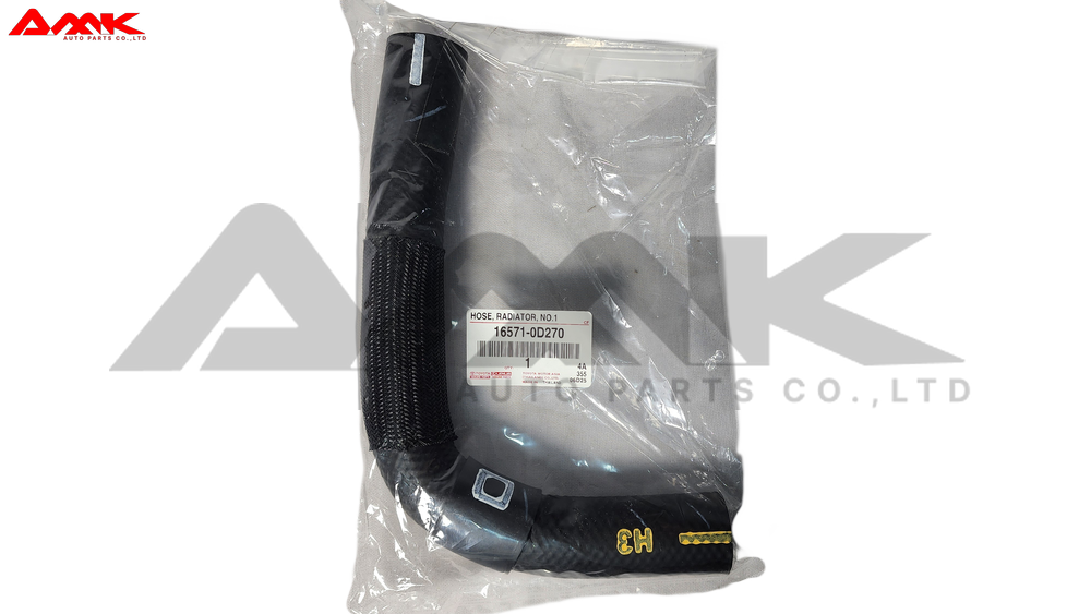 TOYOTA HOSE, RADIATOR, NO.1 16571-0D270