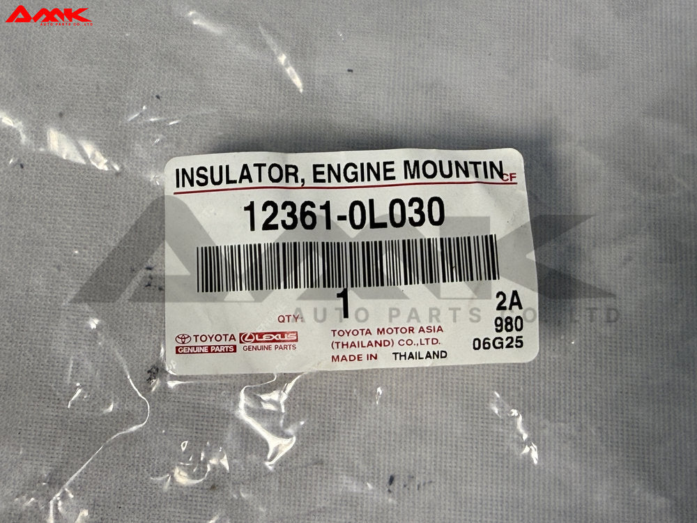 TOYOTA INSULATOR, ENGINE MOUNTING 12361-0L030