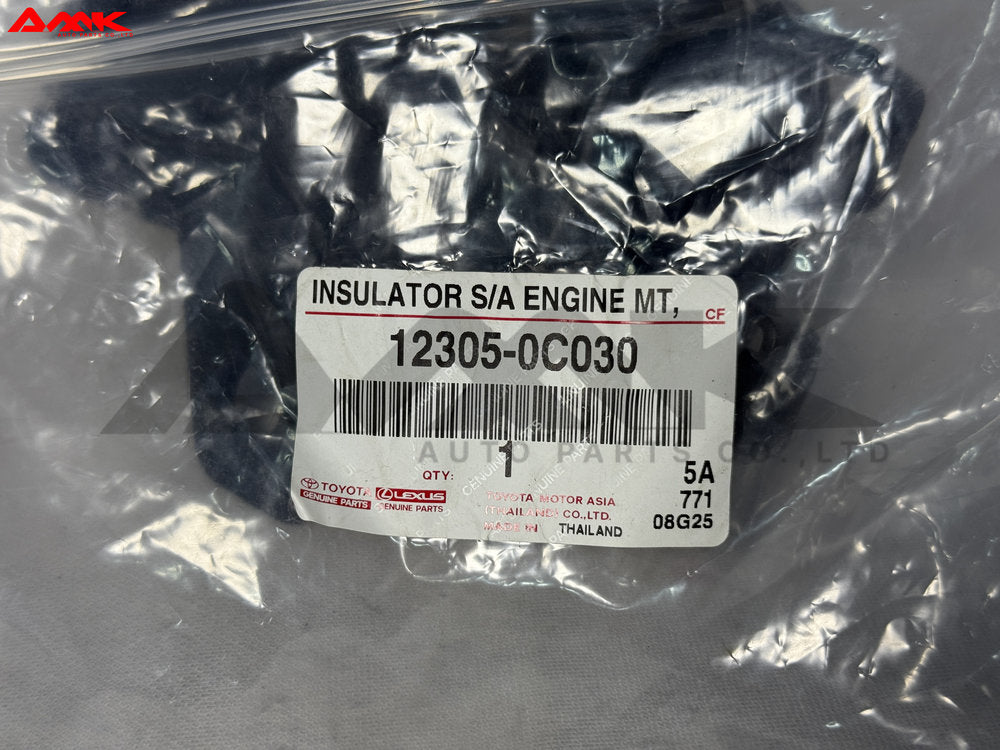 TOYOTA INSULATOR S/A ENGINE MT, FR RH 12305-0C030