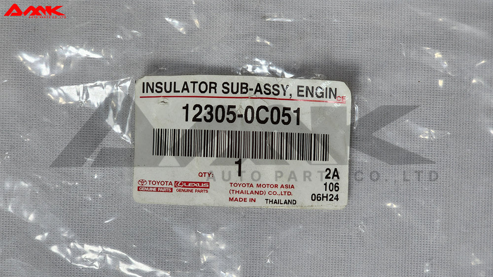 TOYOTA INSULATOR SUB-ASSY, ENGINE MOUNTING 12305-0C051