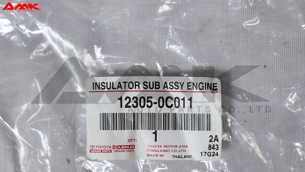 TOYOTA INSULATOR SUB ASSY ENGINE MOUNTING FR RH 12305-0C011