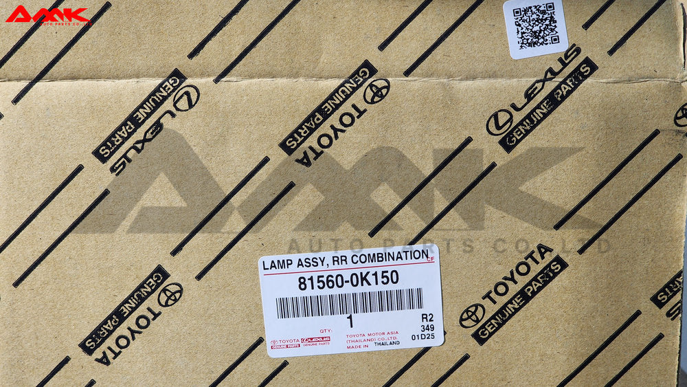 TOYOTA LAMP ASSY, RR COMBINATION, LH 81560-0K150