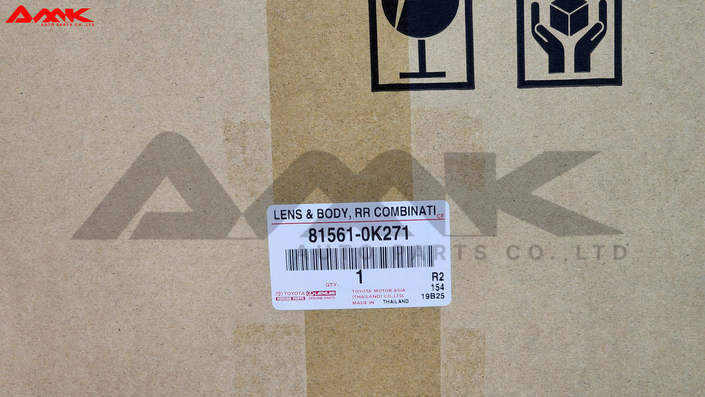 TOYOTA LENS & BODY, RR COMBINATION 81561-0K271