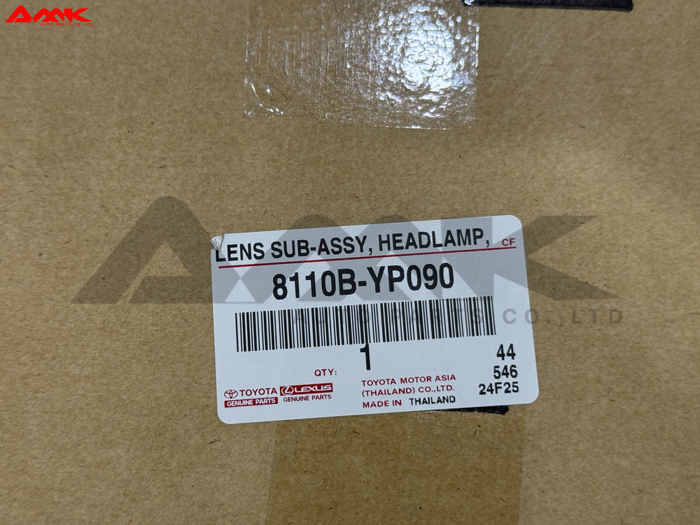 TOYOTA LENS SUB-ASSY, HEADLAMP, LH 8110B-YP090