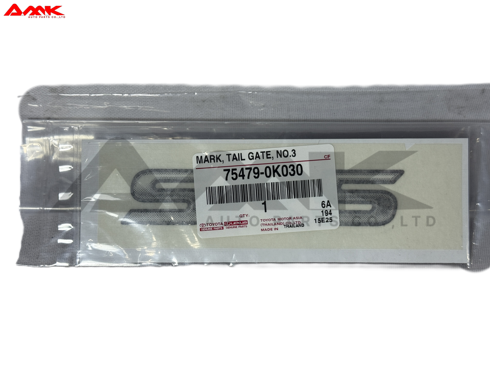 TOYOTA MARK, TAIL GATE, NO.3 75479-0K030