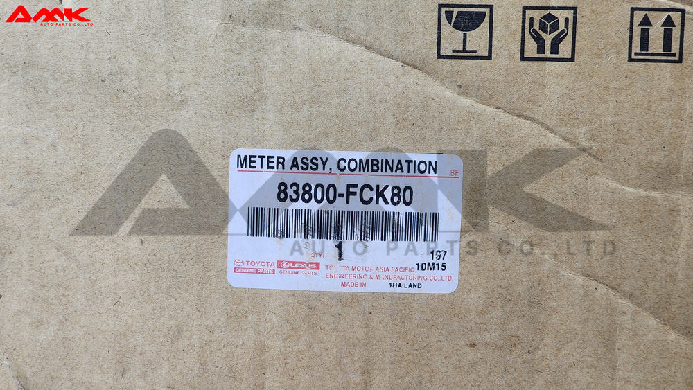TOYOTA METER ASSY, COMBINATION 83800-FCK80