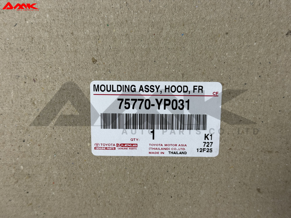 TOYOTA MOULDING ASSY, HOOD, FR 75770-YP031