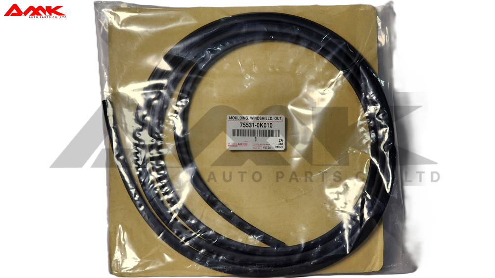 TOYOTA MOULDING, WINDSHIELD, OUT 75531-0K010