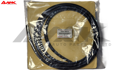 TOYOTA MOULDING, WINDSHIELD, OUT 75531-0K010