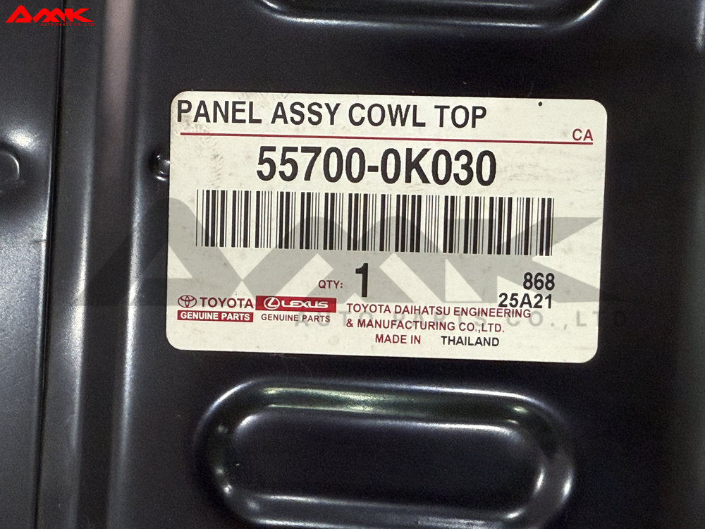 TOYOTA PANEL ASSY COWL TOP 55700-0K030