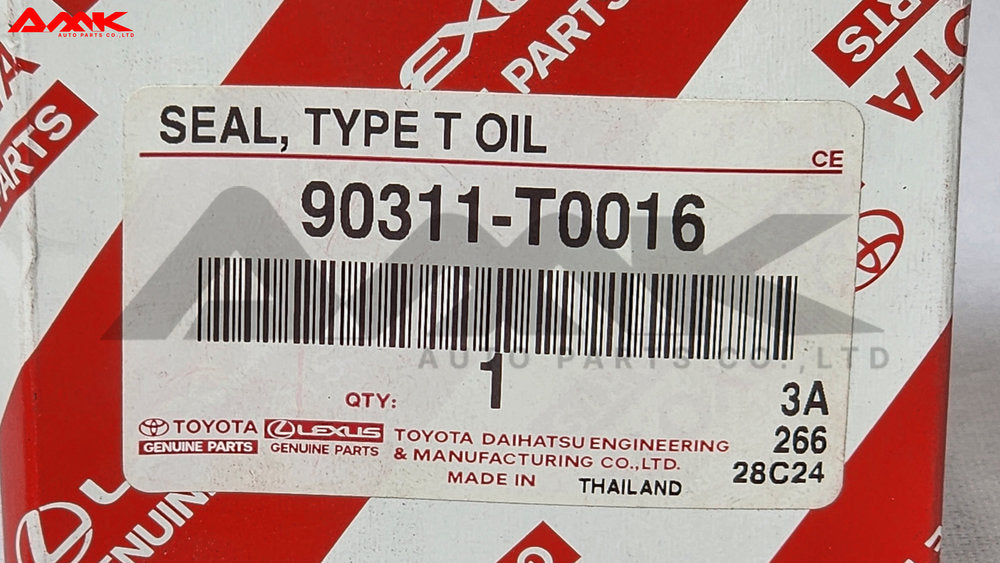 TOYOTA SEAL, TYPE T OIL 90311-T0016