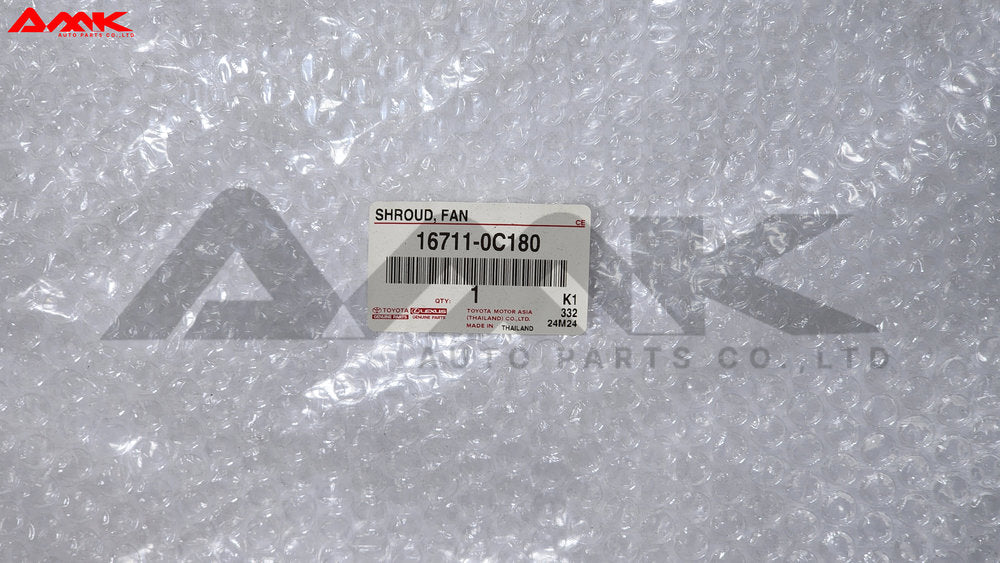 TOYOTA SHROUD, FAN 16711-0C180