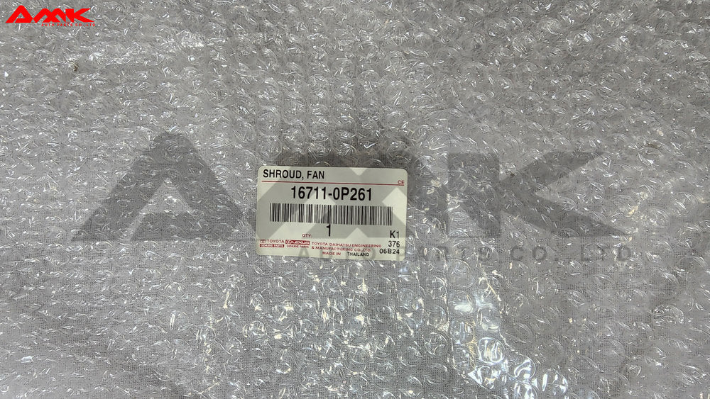TOYOTA SHROUD, FAN 16711-0P261