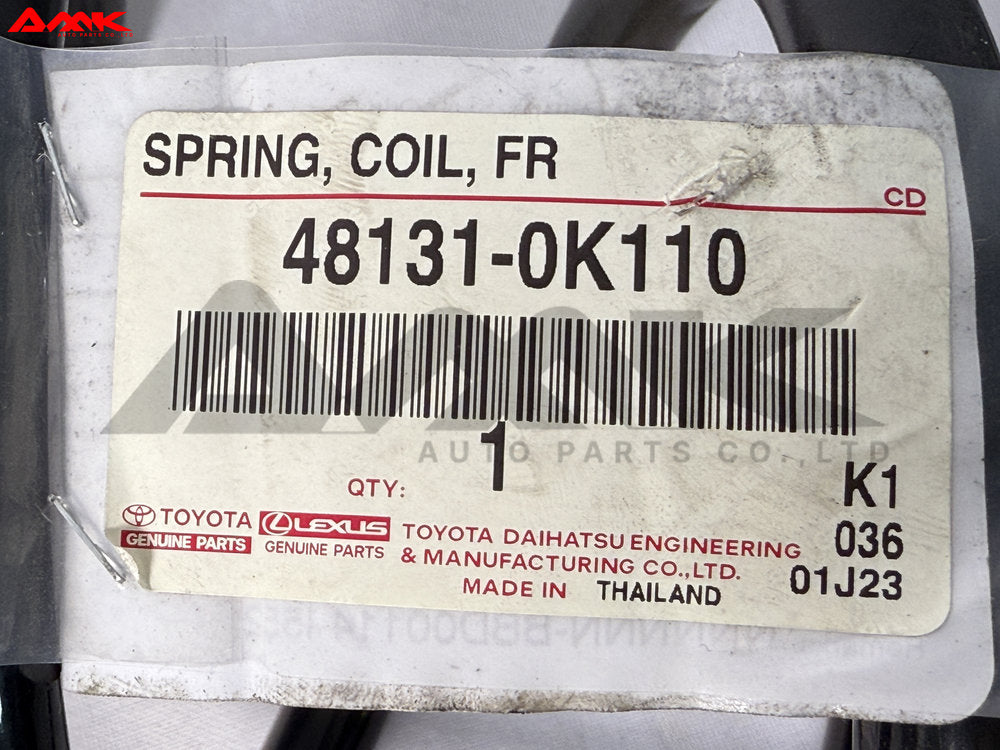 TOYOTA SPRING, COIL, FR 48131-0K110
