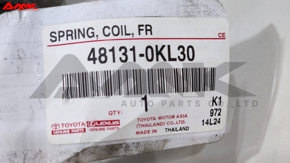 TOYOTA SPRING, COIL, FR 48131-0KL30