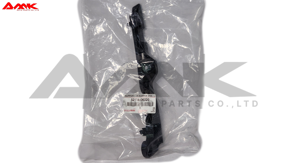 TOYOTA SUPPORT, FR BUMPER SIDE, LH 52116-0K020