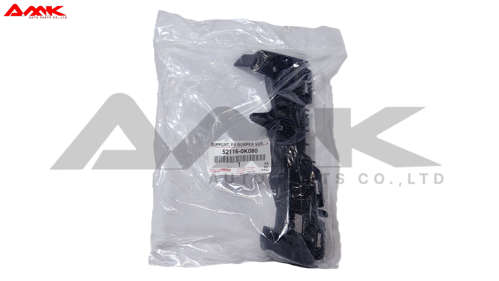 TOYOTA SUPPORT, FR BUMPER SIDE, LH 52116-0K080