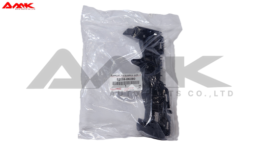 TOYOTA SUPPORT, FR BUMPER SIDE, LH 52116-0K080