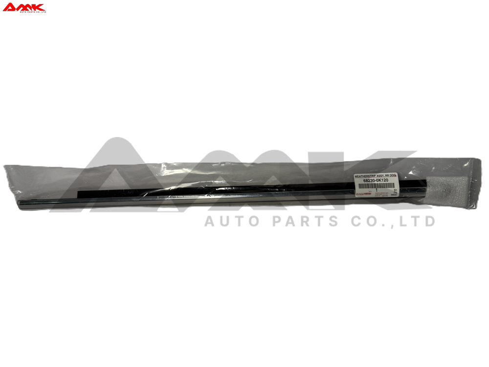 TOYOTA WEATHERSTRIP ASSY, REAR DOOR GLASS 68230-0K120