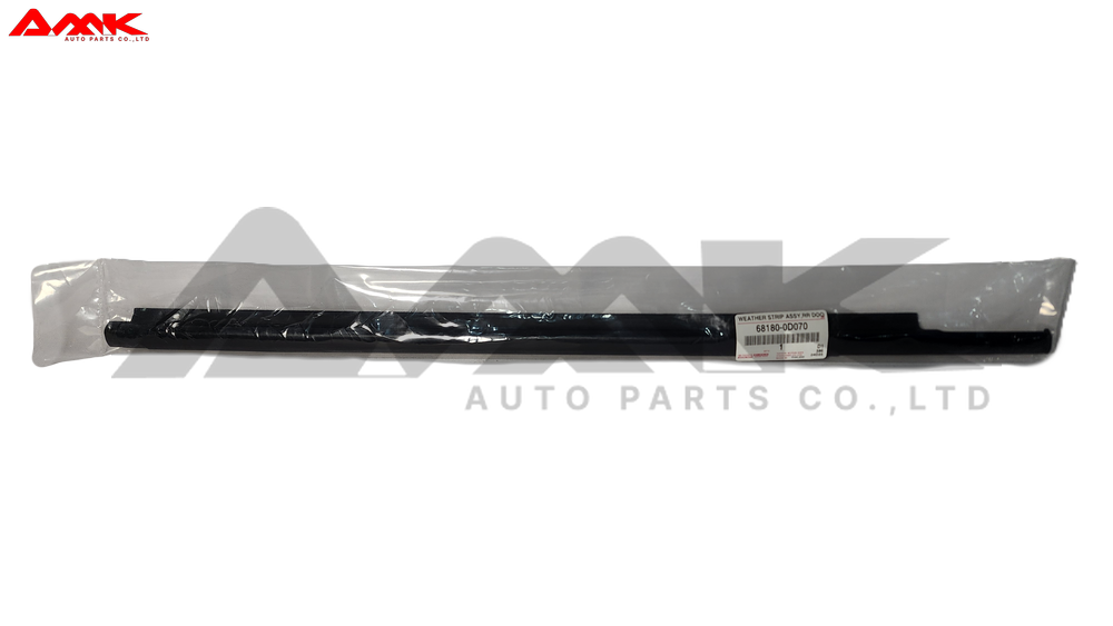 TOYOTA WEATHERSTRIP ASSY, RR DOOR 68180-0D070